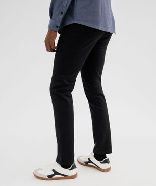 Pantalon chino slim en coton stretch homme vue3 - GEMO 4G HOMME - GEMO