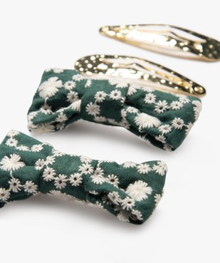 Barrettes pour les cheveux fille (lot de 4) vue2 - GEMO (ACCESS) - GEMO