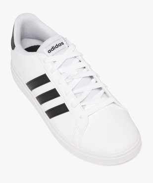 Baskets garçon low-cut à bandes contrastantes Grand Court - Adidas vue5 - ADIDAS - GEMO