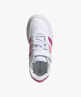 Baskets fille à scratch et à lacets avec bandes contrastantes - Adidas vue5 - ADIDAS - GEMO