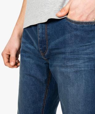 Jean homme regular 5 poches taille normale longueur L34 vue2 - GEMO (HOMME) - GEMO