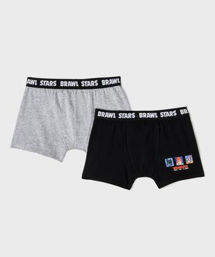 Boxers imprimés avec large ceinture garçon (lot de 2) - Brawl Stars vue1 - BRAWL STARS - GEMO
