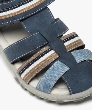 Sandales garçon multi-brides fermeture scratch vue6 - GEMO (ENFANT) - GEMO