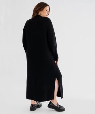 Robe pull longue fendue sur les côtés femme grande taille vue3 - GEMO (G TAILLE) - GEMO