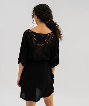 Robe de plage avec dos dentelle femme vue8 - GEMO 4G FEMME - GEMO