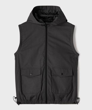 Blouson imperméable à capuche avec manches amovibles garçon vue6 - GEMO (JUNIOR) - GEMO