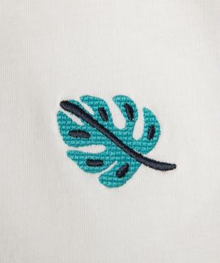 Tee-shirt manches courtes avec motifs brodés bébé fille vue3 - GEMO 4G BEBE - GEMO