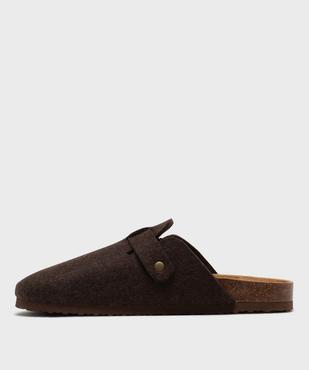 Chaussons mules en feutrine à semelle ergonomique homme - Roadsign vue3 - ROADSIGN G4G - GEMO