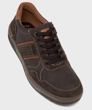 Baskets basses de ville à zip homme - Relife vue5 - RELIFE - GEMO
