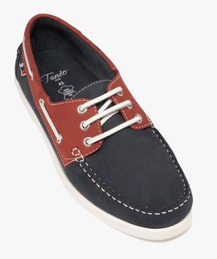 Chaussures bateau bicolore - Tanéo vue6 - TANEO - GEMO