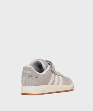Baskets Grand Court 00s fermeture scratch enfant - Adidas vue4 - ADIDAS - GEMO