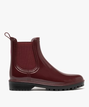 Bottes de pluie femme à semelle crantée avec élastiques d'aisance vue7 - FOLLOW ME - GEMO