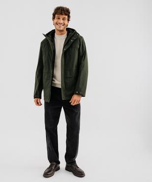 Parka doublée à capuche homme vue6 - GEMO (HOMME) - GEMO