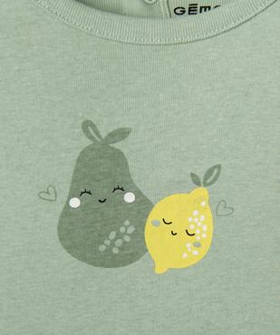 Ensemble 2 pièces bébé tee-shirt et short vue4 - GEMO(BB COUCHE) - GEMO