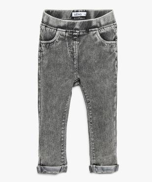 Jegging bébé fille avec revers cousus vue1 - GEMO(BEBE DEBT) - GEMO