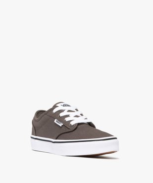 Baskets garçon en toile unie avec semelle épaisse à liseré -Vans vue2 - VANS - GEMO