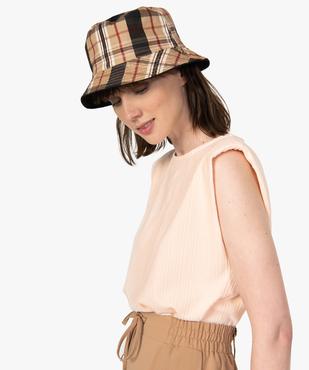 Tee-shirt femme texturé sans manches vue1 - GEMO(FEMME PAP) - GEMO