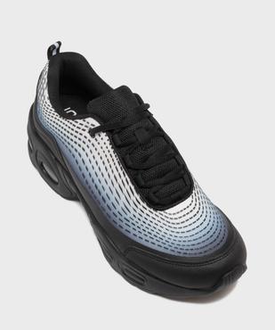 Baskets basses à semelle bulle d'air translucide homme vue5 - 5 MILES - GEMO
