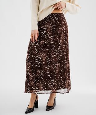 Jupe longue fluide femme vue1 - GEMO 4G FEMME - GEMO