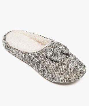 Chaussons mules en maille intérieur chaud vue5 - GEMO(HOMWR FEM) - GEMO