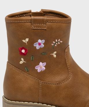 Boots avec motifs fleuris brodés fille - Lovely Wings vue6 - LOVELY WINGS - GEMO