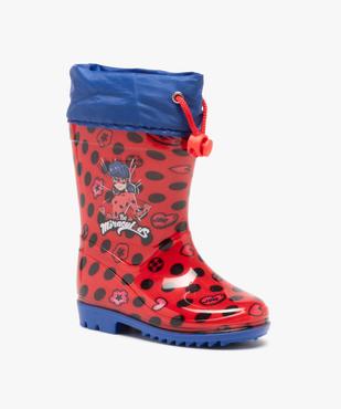 Bottes de pluie fille à col ajustable - Miraculous vue2 - MIRACULOUS - GEMO