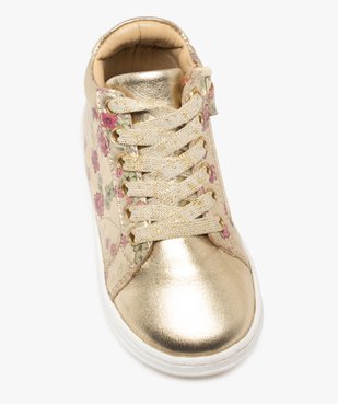 Baskets bébé fille dessus cuir fermeture zip – NA! vue5 - NA! - GEMO
