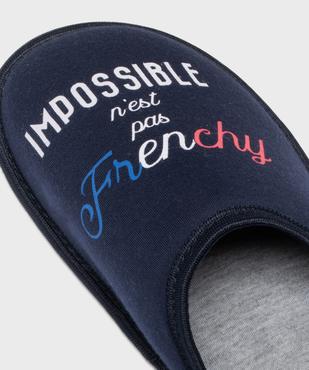 Chaussons mules en jersey imprimé homme  vue6 - GEMO(HOMWR HOM) - GEMO