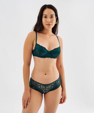 Shorties en dentelle et tulle femme (lot de 2) vue3 - GEMO(HOMWR FEM) - GEMO