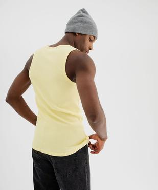 Débardeur en maille côtelée homme vue4 - GEMO 4G HOMME - GEMO