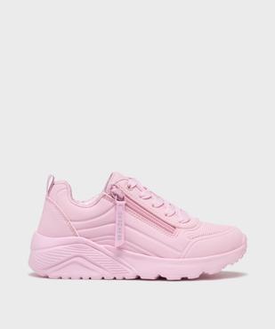 Baskets basses et légères à épaisse semelle et zip fille - Skechers vue1 - SKECHERS - GEMO
