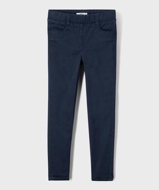 Pantalon slim avec taille ajustable fille vue1 - GEMO (ENFANT) - GEMO