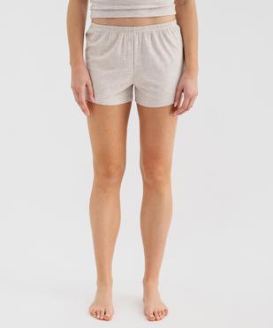 Short de pyjama débardeur en viscose femme vue1 - GEMO 4G FEMME - GEMO