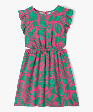 Robe sans manches en viscose fluide imprimée fille vue2 - GEMO 4G FILLE - GEMO