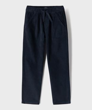 Pantalon straight en velours garçon vue1 - GEMO (ENFANT) - GEMO