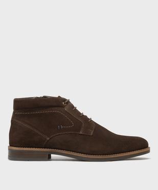 Boots en cuir homme - Taneo vue1 - TANEO GEMO FOR GOOD - GEMO