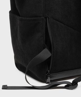 Sac à dos ordinateur en velours côtelé homme vue6 - GEMO (ACCESS) - GEMO