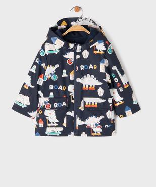 Imperméable à capuche et doublure polaire bébé  vue3 - GEMO(BEBE DEBT) - GEMO