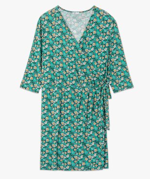 Robe femme grande taille façon portefeuille  vue4 - GEMO (G TAILLE) - GEMO