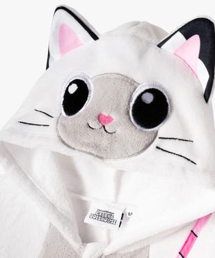 Combinaison pyjama en maille peluche motif chat fille - Gabby’s Dollhouse vue3 - GABBY - GEMO