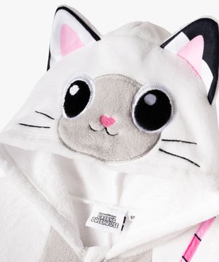 Combinaison pyjama en maille peluche motif chat fille - Gabby’s Dollhouse vue3 - GABBY - GEMO
