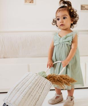 Robe sans manches en tulle bébé fille vue4 - GEMO(BEBE DEBT) - GEMO