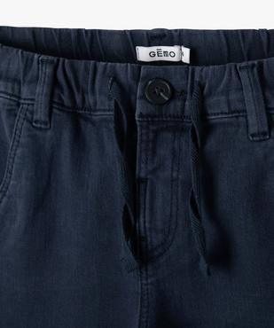 Pantalon chino coupe Regular taille élastique garçon vue2 - GEMO (ENFANT) - GEMO
