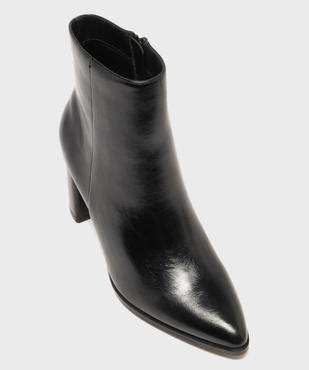 Boots à talon haut et bout pointu unies femme vue5 - FOLLOW ME - GEMO