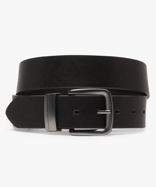 Ceinture avec boucle carrée en métal homme vue1 - GEMO (ACCESS) - GEMO