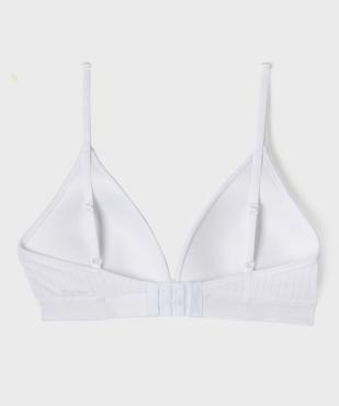 Soutien-gorge triangle à bonnets moussés sans armatures fille vue3 - GEMO 4G FILLE - GEMO