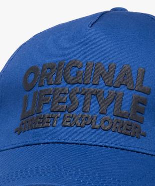 Casquette homme en toile avec inscription vue3 - GEMO (ACCESS) - GEMO