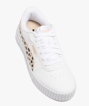 Baskets fille unies avec détail imprimé - Puma vue5 - PUMA - GEMO