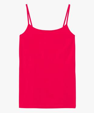 Débardeur uni à fines bretelles femme vue4 - GEMO (MAILLE) - GEMO
