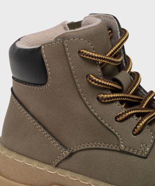 Boots à semelle crantée bébé garçon - Buggy vue6 - BUGGY - GEMO